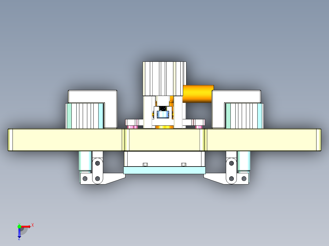 R3-CNC2-笔记本CNC工装夹具三维模型1109俯视图