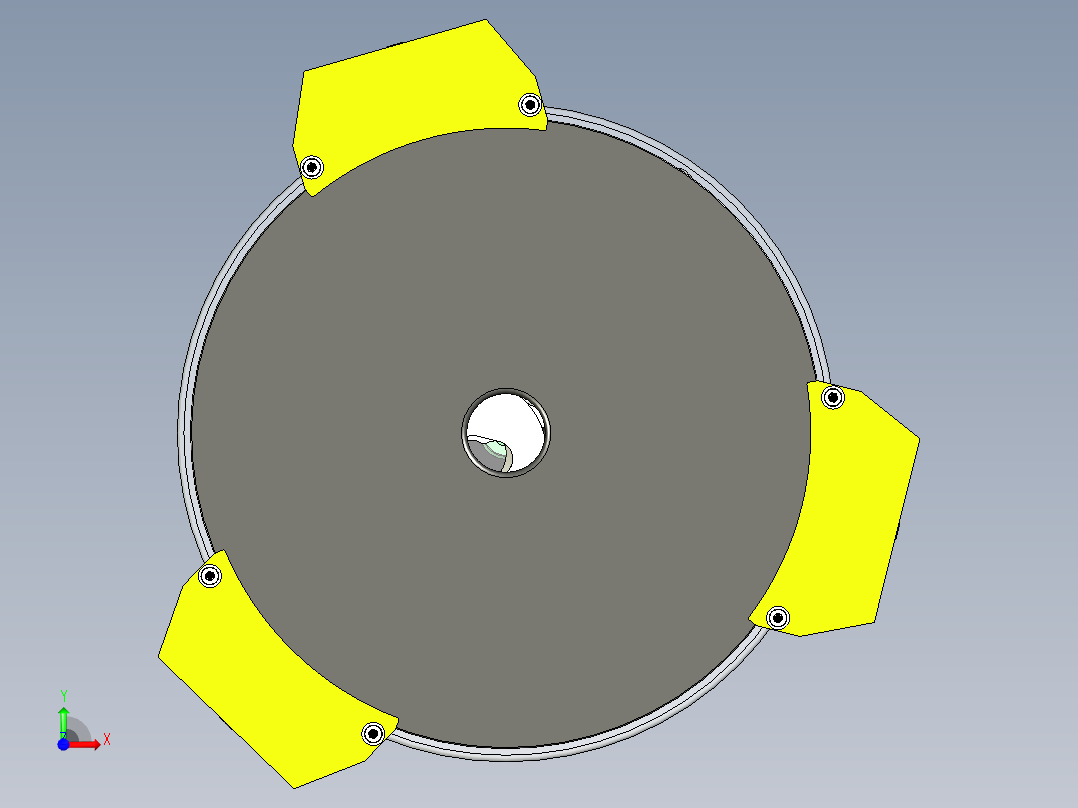 3D打印机并联臂三维图纸 855459前视图