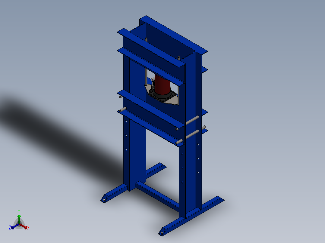 千斤顶(51)正等轴测图