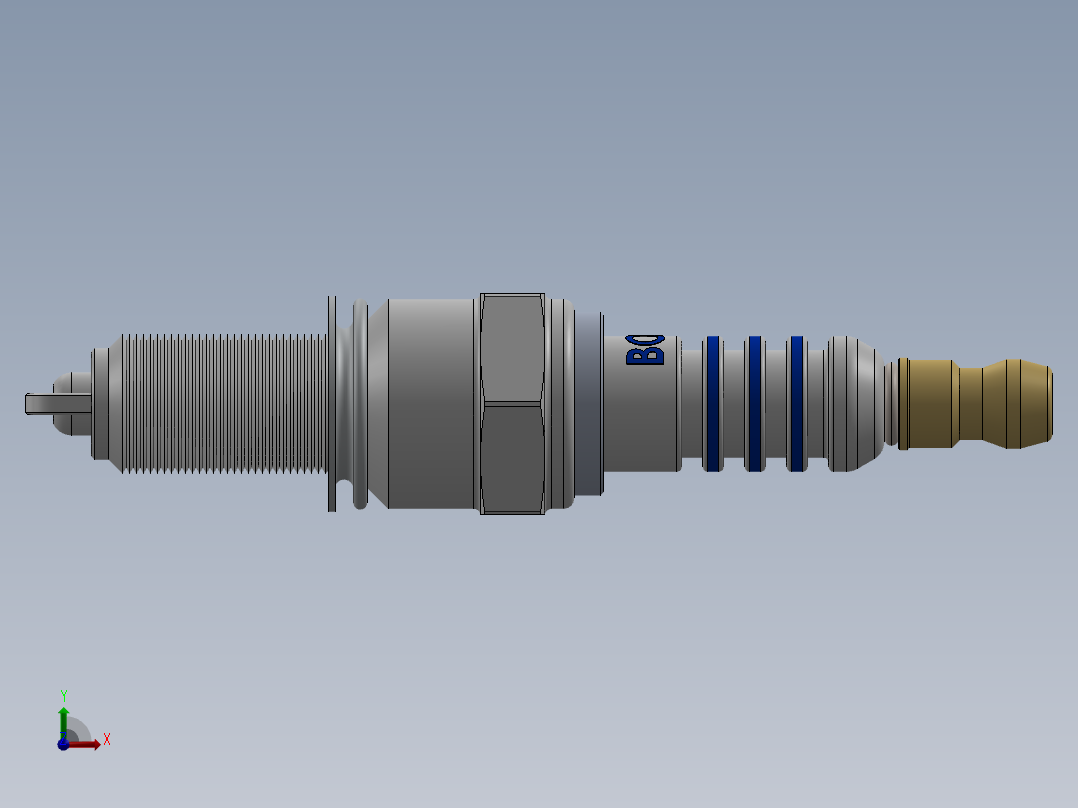 火花塞(3)前视图