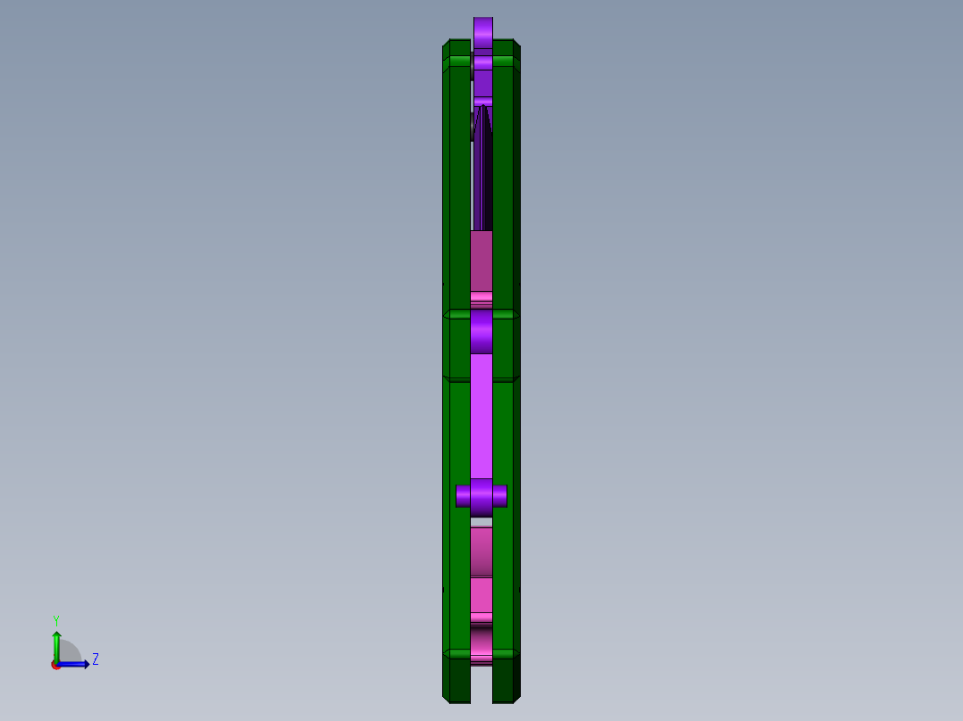 折叠刀、刀 (3)左视图