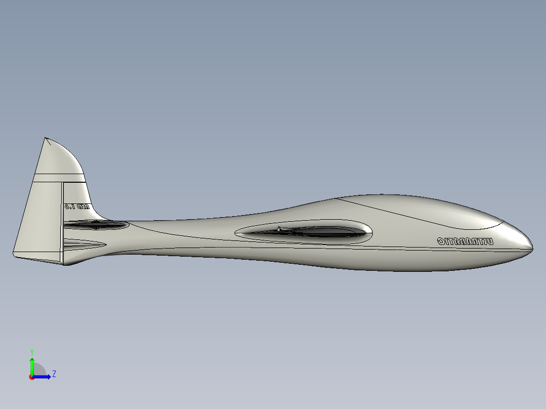 A2004166-超静音坡道提升器左视图