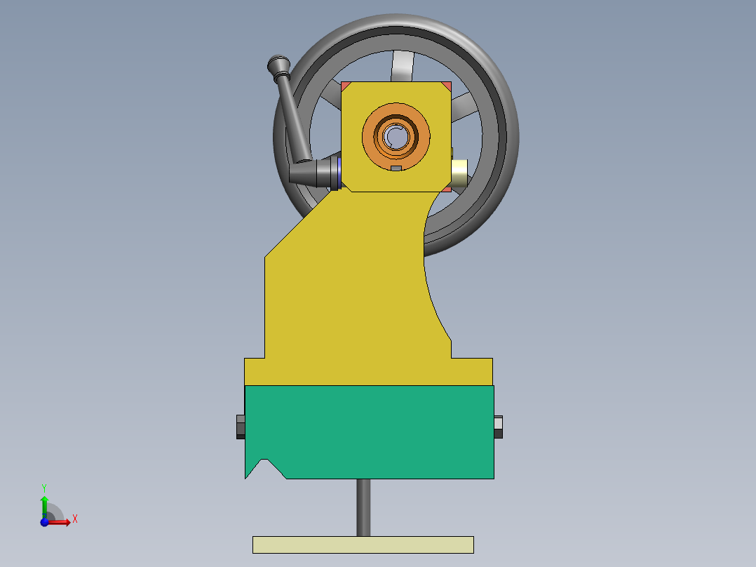 A2004884-车床尾座前视图