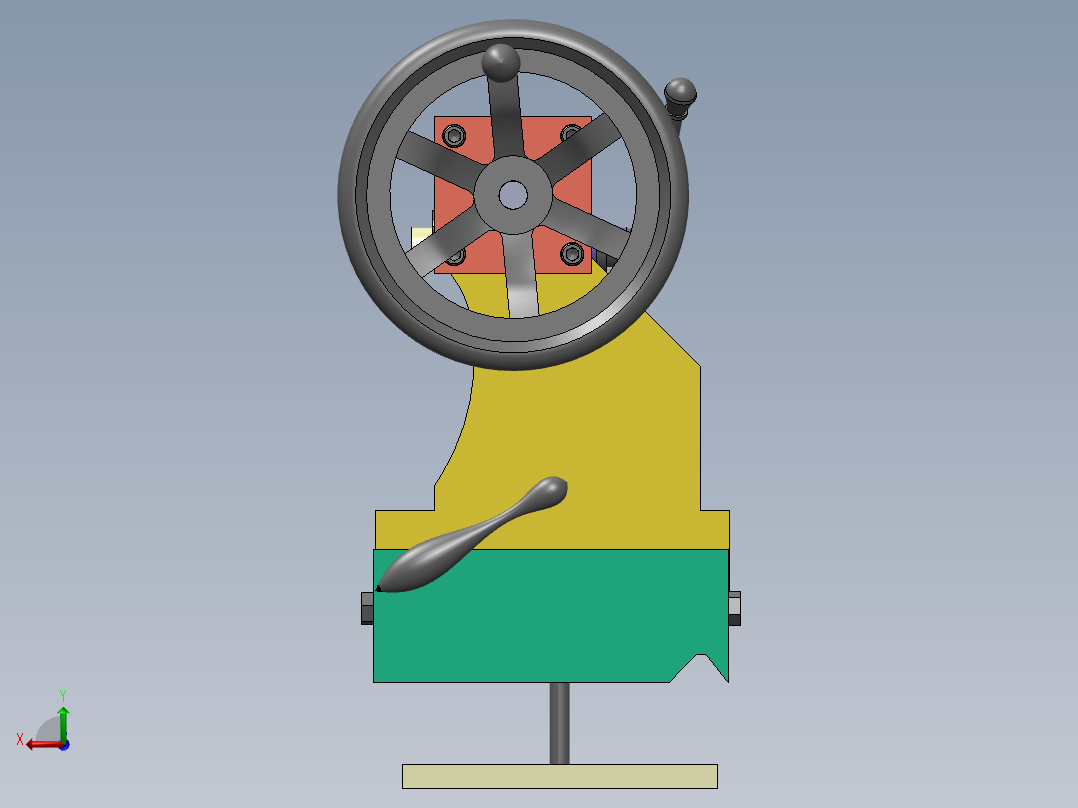A2004884-车床尾座后视图