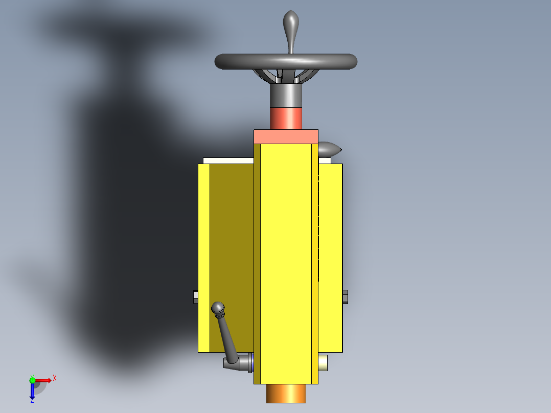 A2004884-车床尾座俯视图