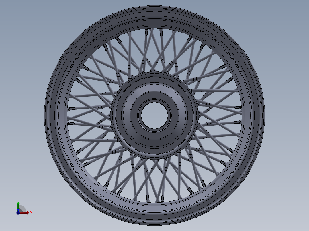 轮毂、轮胎(71)前视图