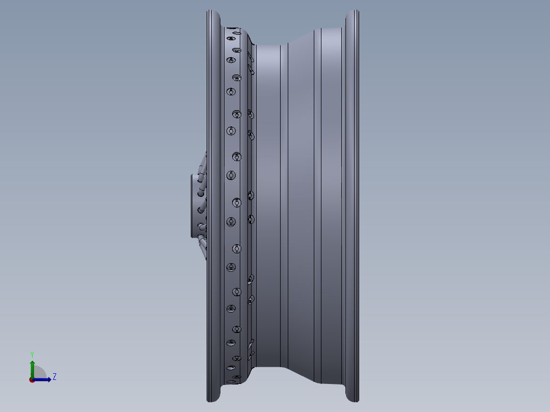 轮毂、轮胎(71)左视图