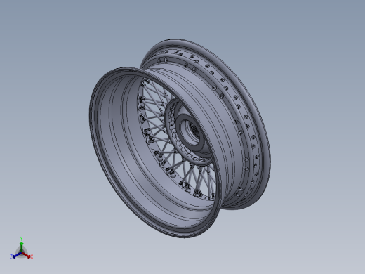 轮毂、轮胎(71)正等轴测缩略图