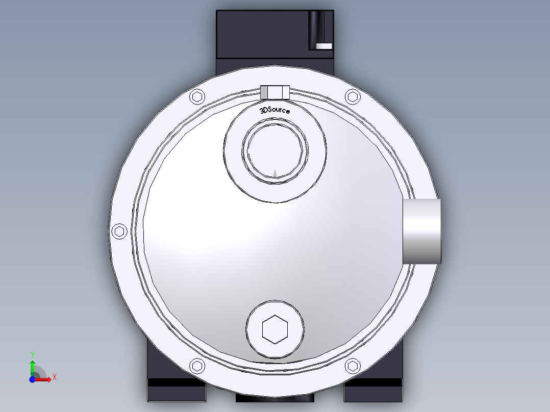 25WZB6-18 增压泵前视图