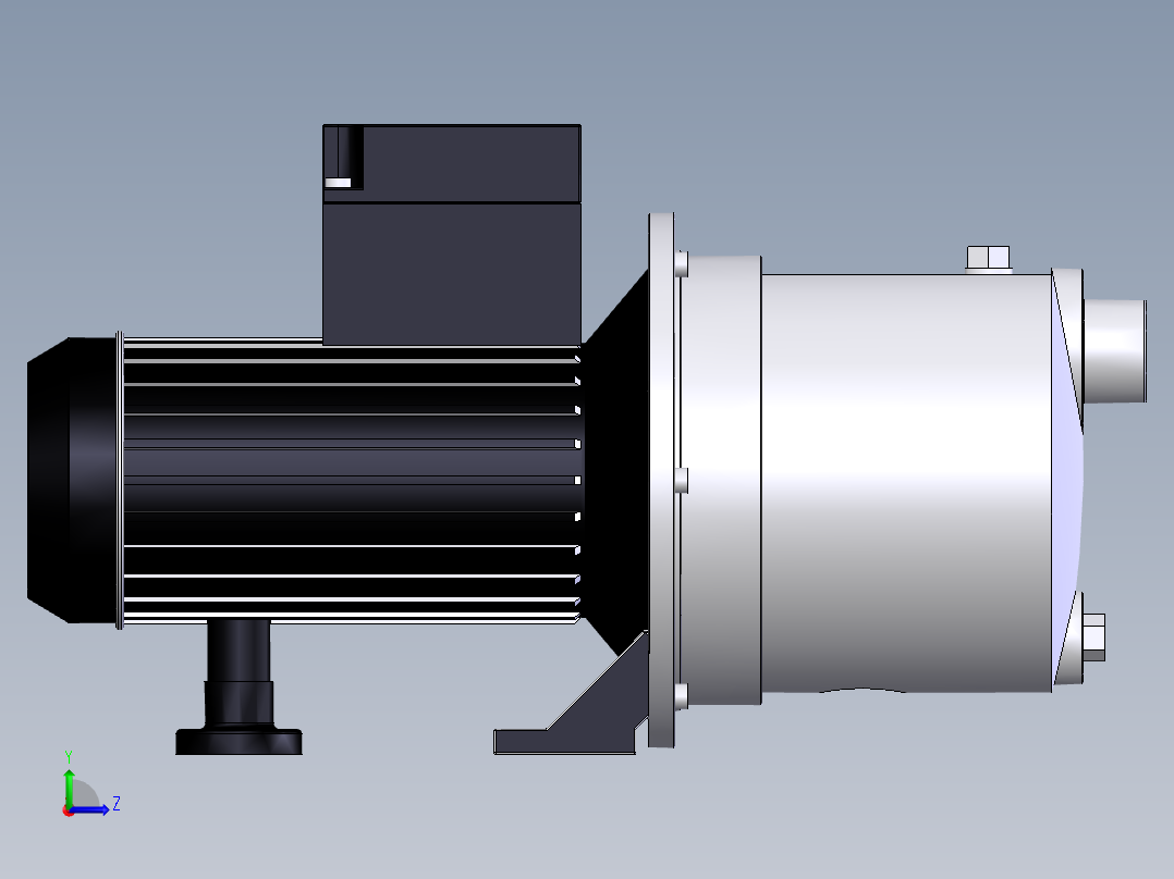 25WZB6-18 增压泵左视图