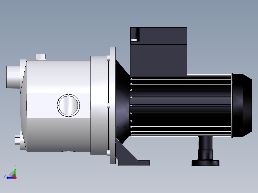 25WZB6-18 增压泵右视图