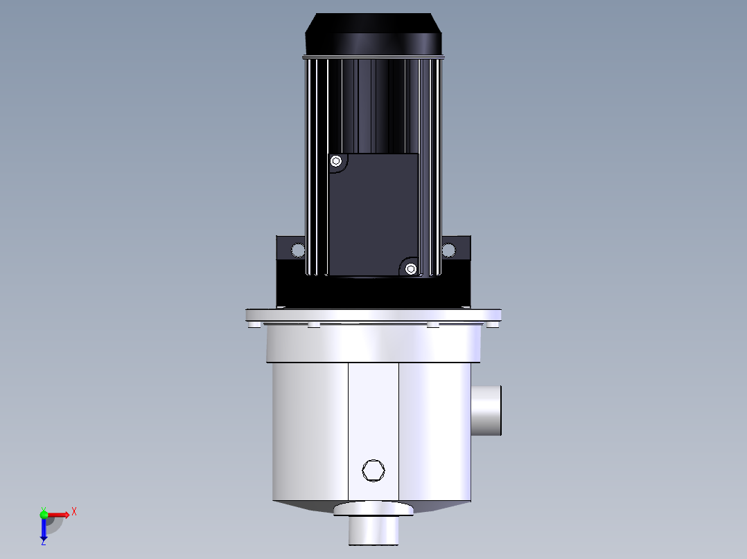 25WZB6-18 增压泵俯视图