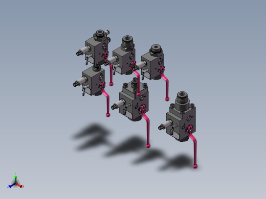 6款SAF32M12T锁蓄电池正等轴测缩略图