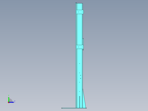 垂直框架结构左视缩略图