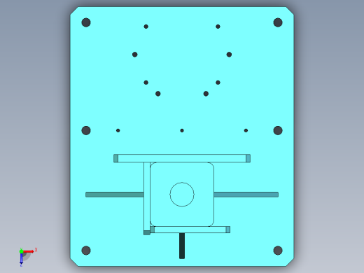 垂直框架结构俯视缩略图