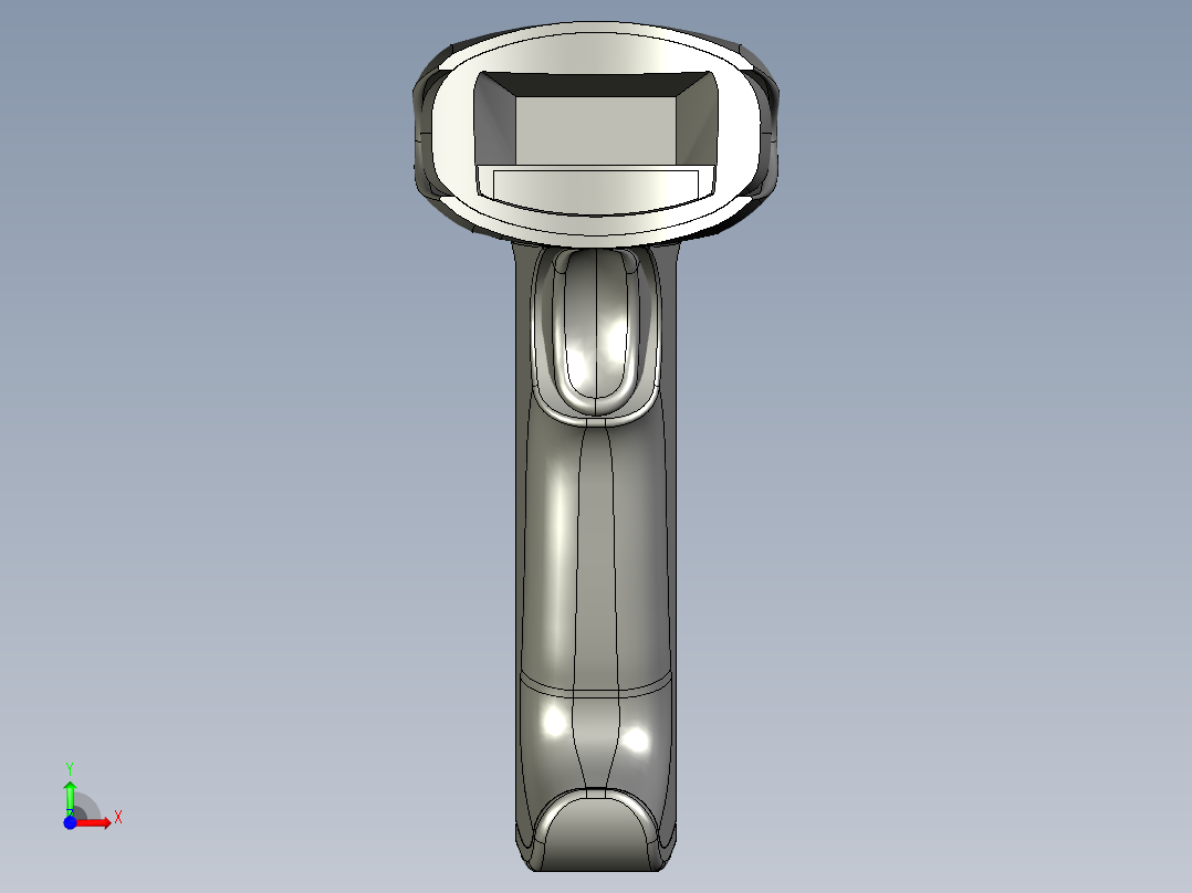 HR-100_101条码枪前视图