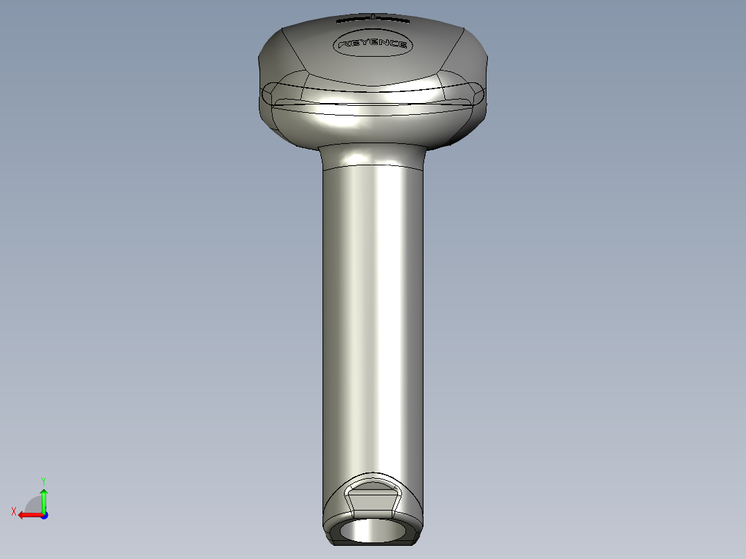 HR-100_101条码枪后视图