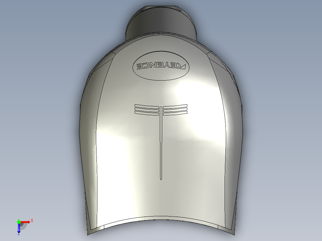 HR-100_101条码枪俯视图