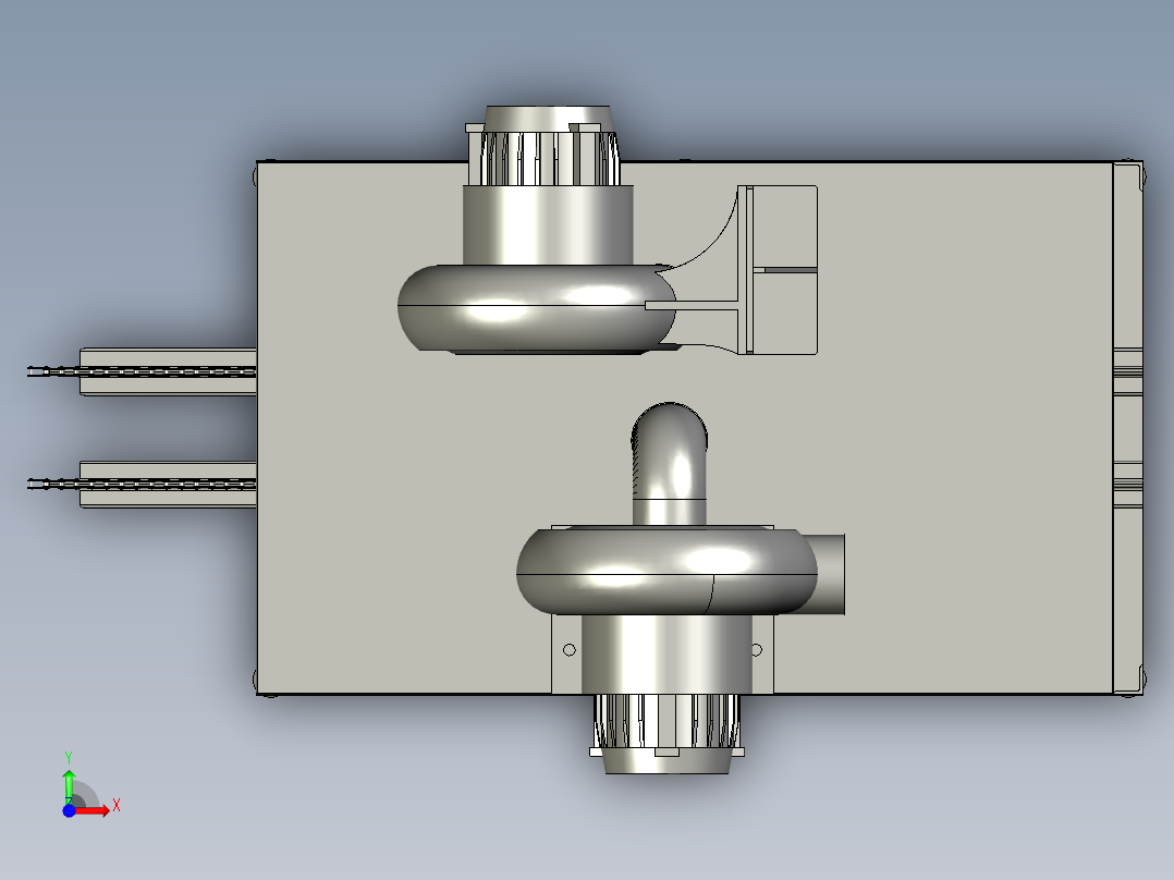 M060-转子四段-一段加热箱前视图
