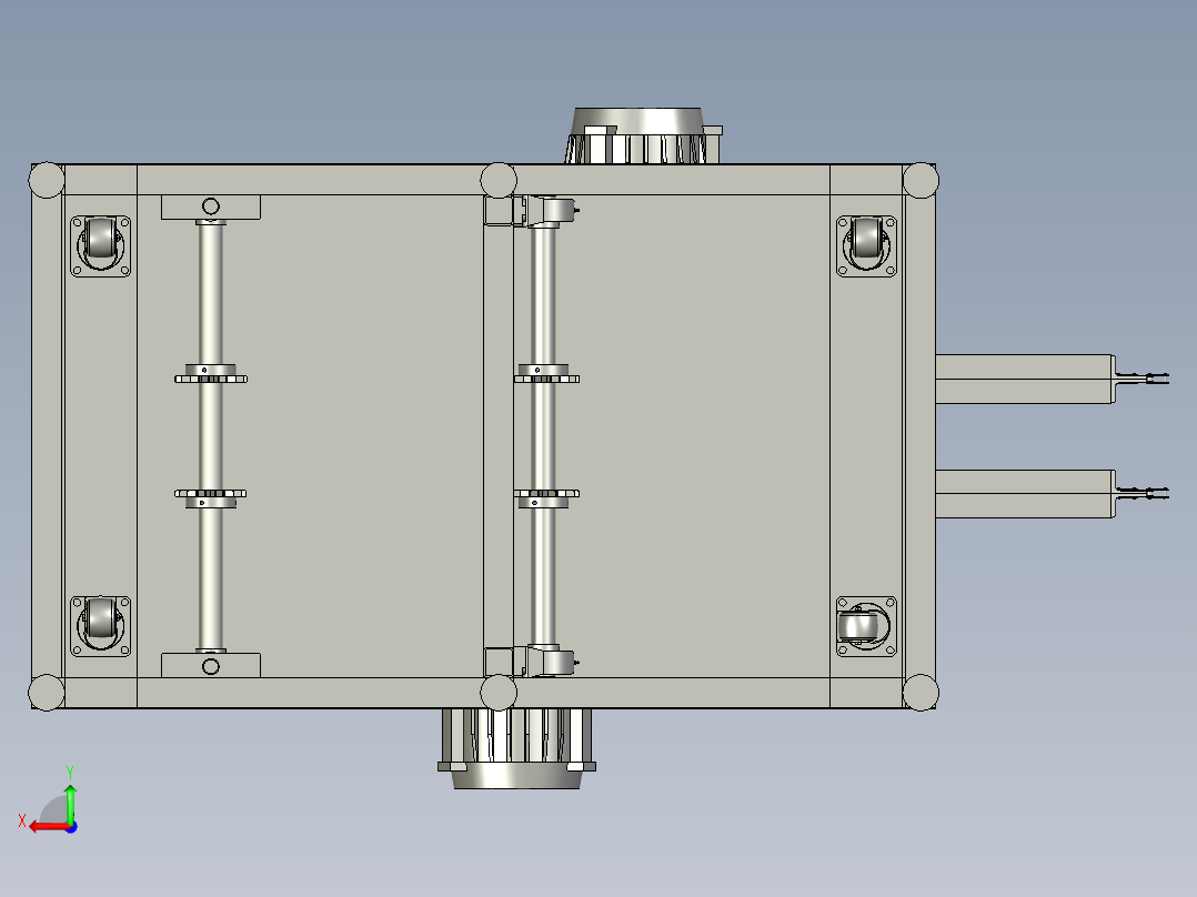 M060-转子四段-一段加热箱后视图