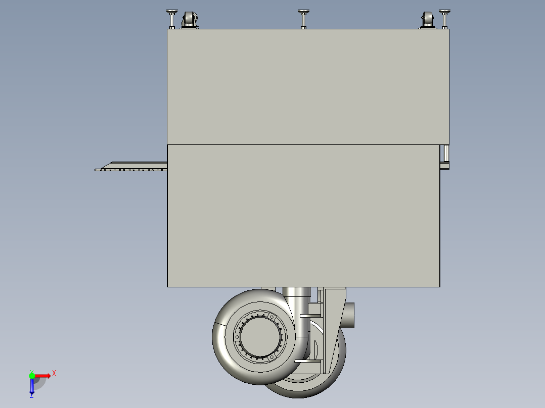 M060-转子四段-一段加热箱俯视图