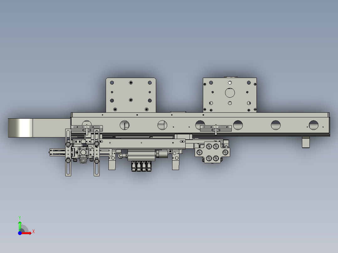 YSZ150B-03-01正极叠片机械手组件前视图
