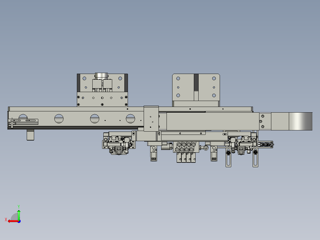YSZ150B-03-01正极叠片机械手组件后视图