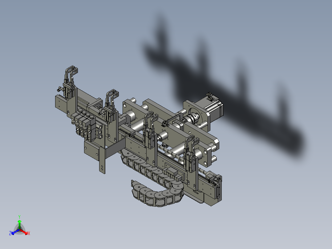 平移输送模组-1-2主视图
