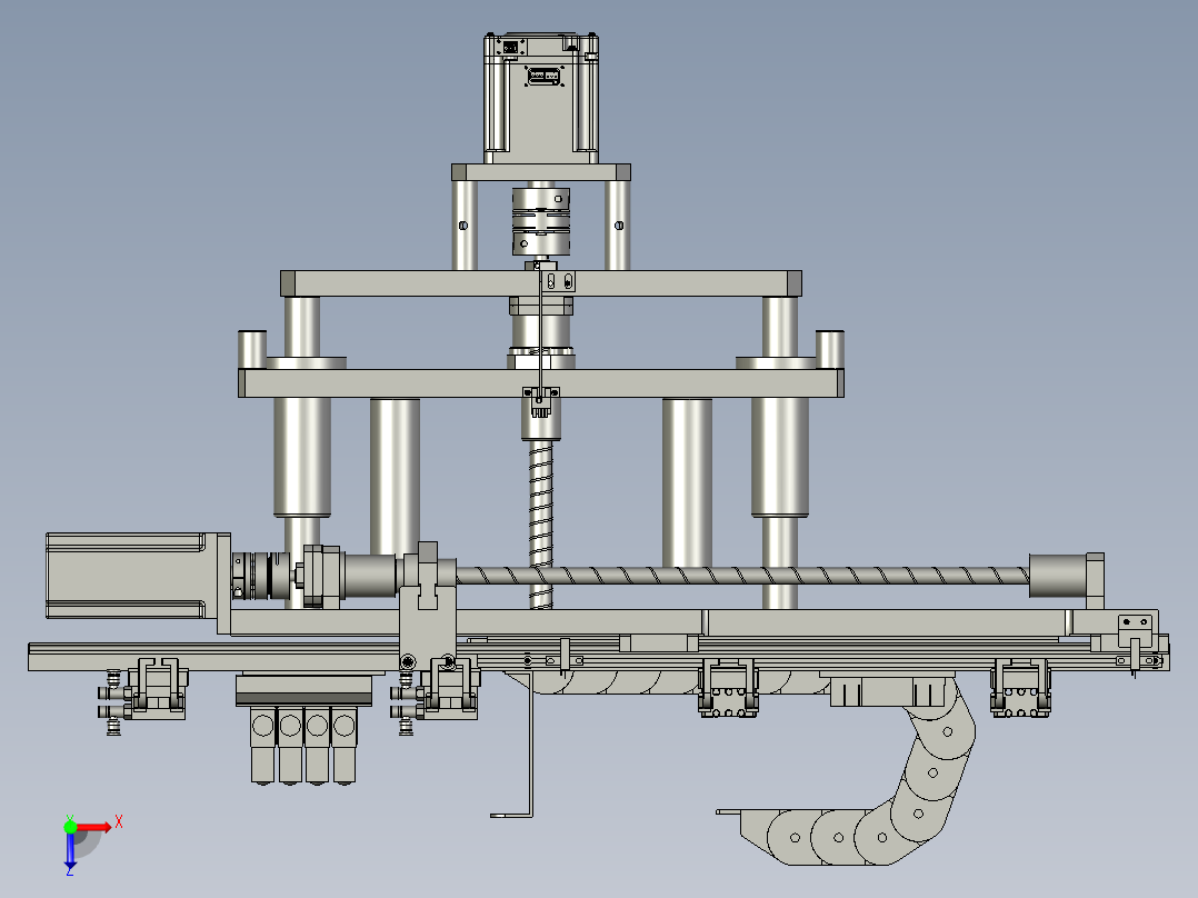 平移输送模组-1-2俯视图
