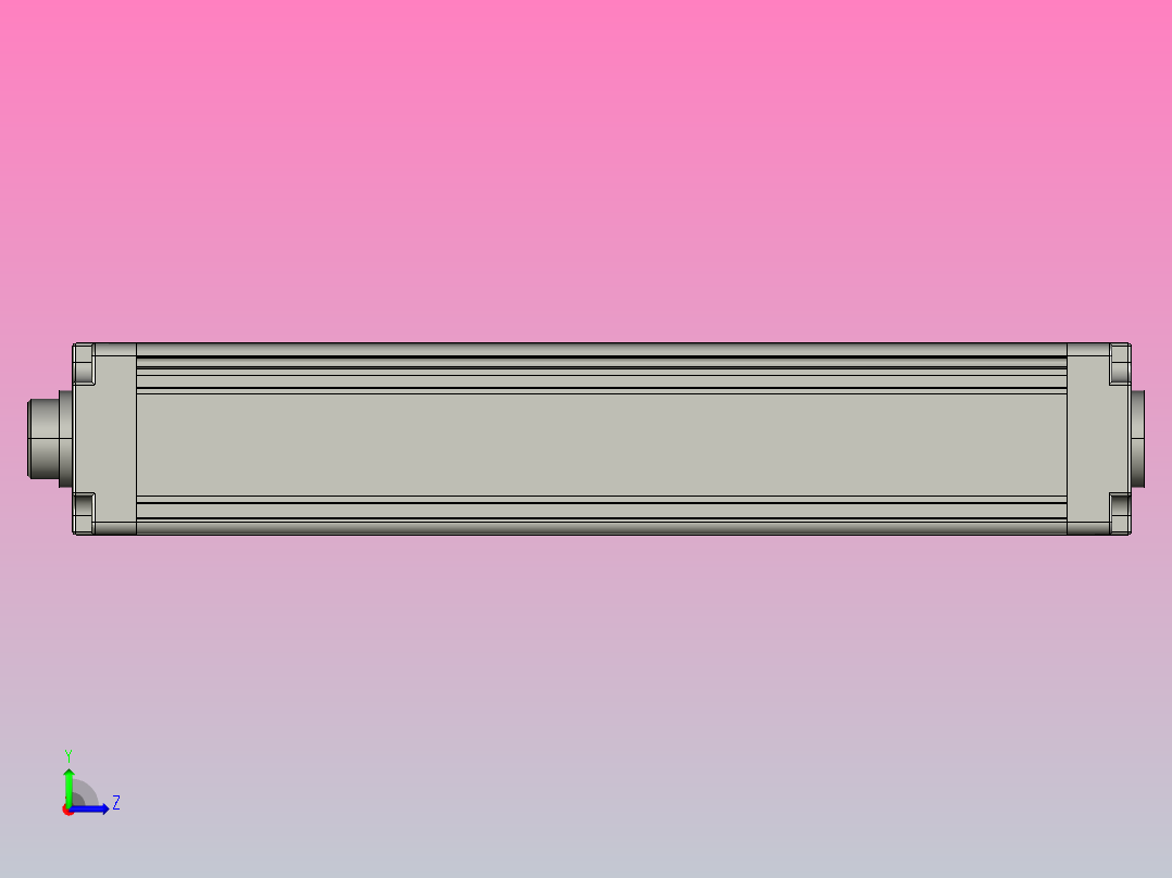 SDE1210 SDE系列10mm安全光栅 安全光幕左视图