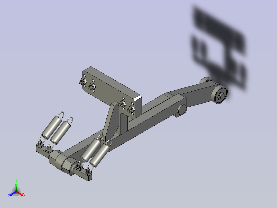 CTR-XG1-01-Q-2-01-00弹簧导向机构主视图