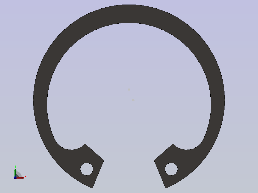 GB╱T 893-2017[孔用弹性挡圈B型35B]前视图