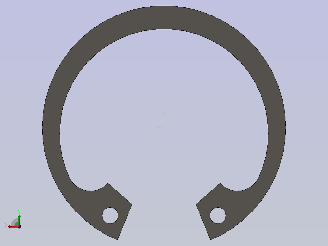 GB╱T 893-2017[孔用弹性挡圈B型35B]后视图