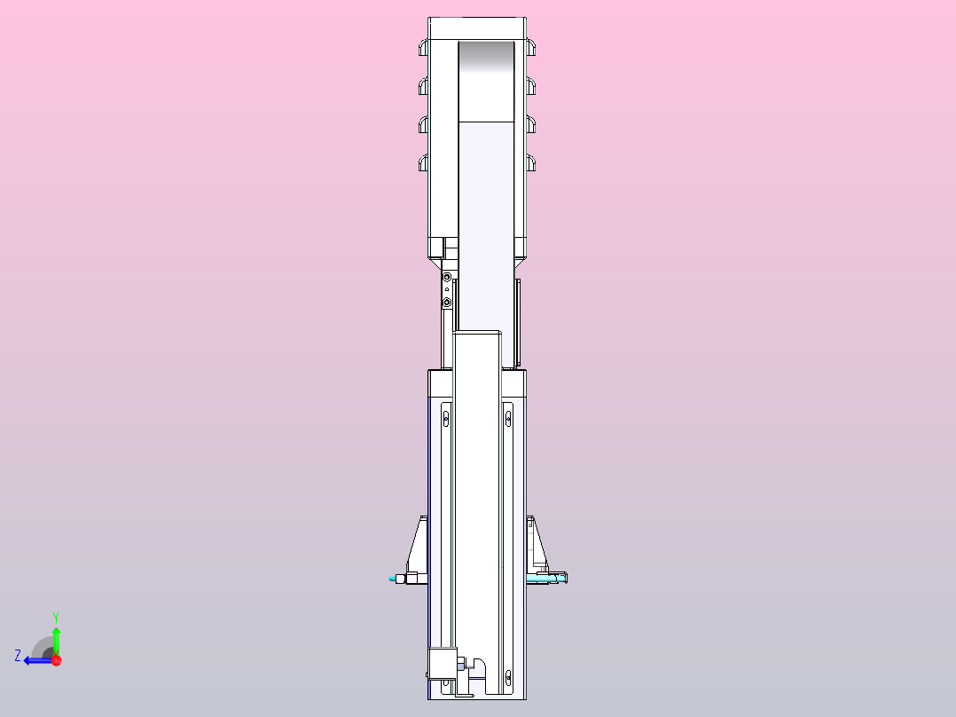 升降机构（电机随动式）右视图