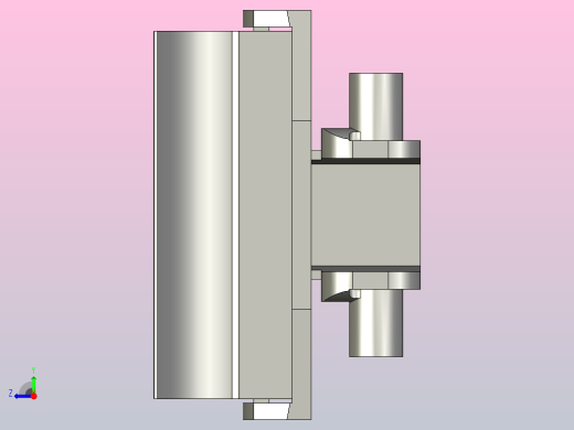YMTL83C-C1 83宽C型弹性楔链右视缩略图