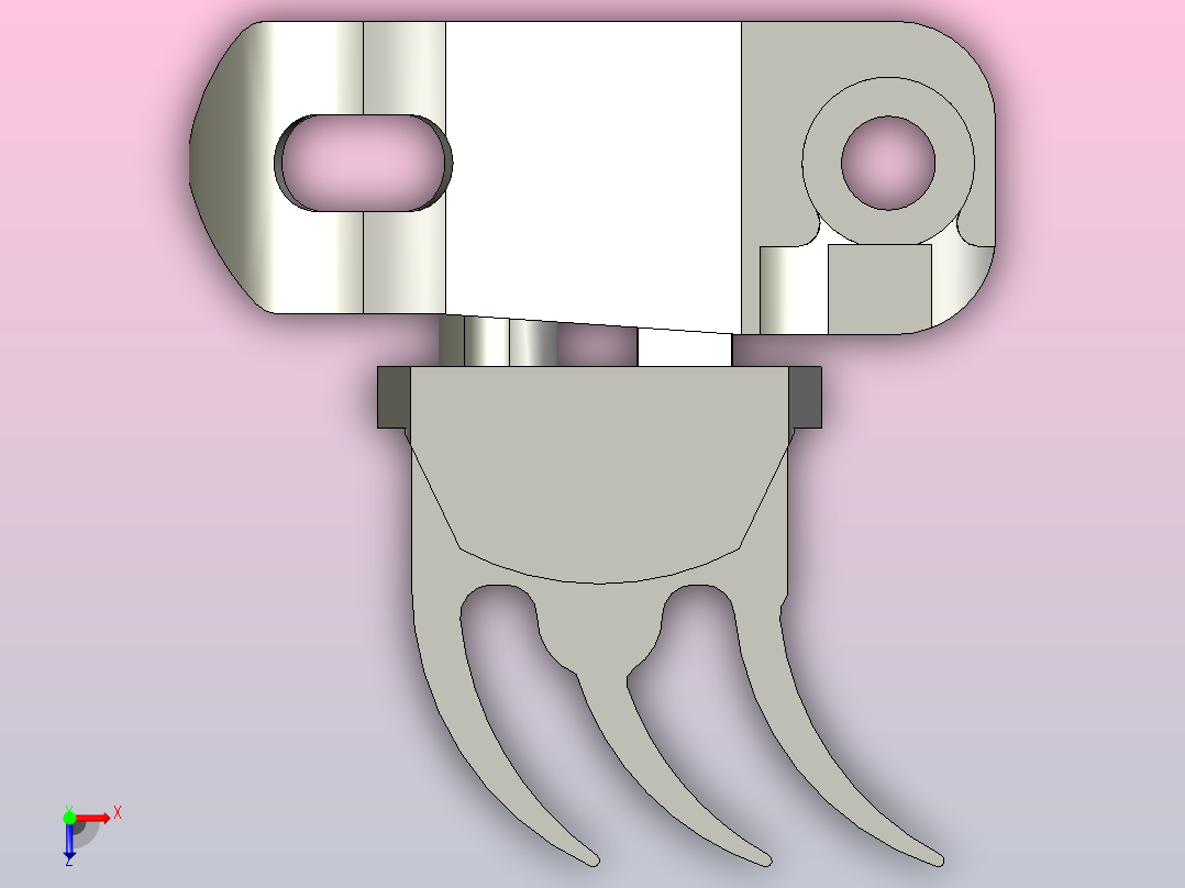 YMTL83C-C1 83宽C型弹性楔链俯视图