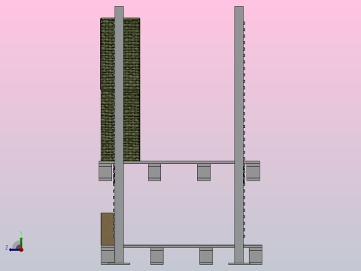 仓库货架右视缩略图