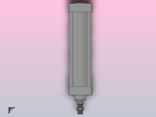 SU标准复动型气缸SU80×300-S--CS1U俯视缩略图