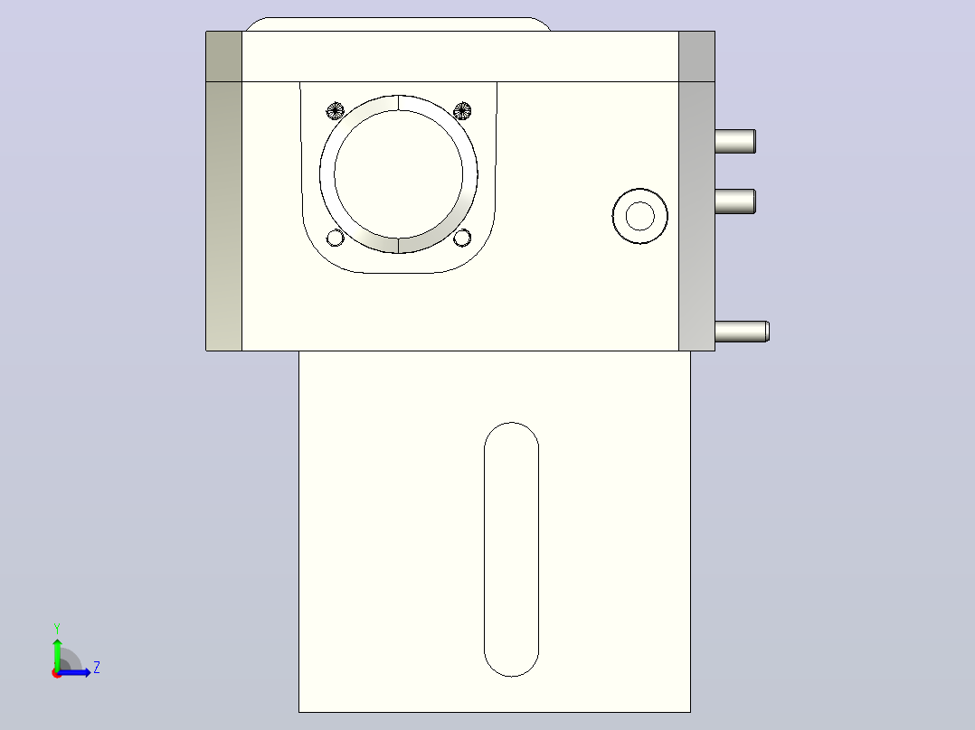 MK2STR-1BS-100GF-W160-C1滚子链小头部双驱动（1倍速）左视图