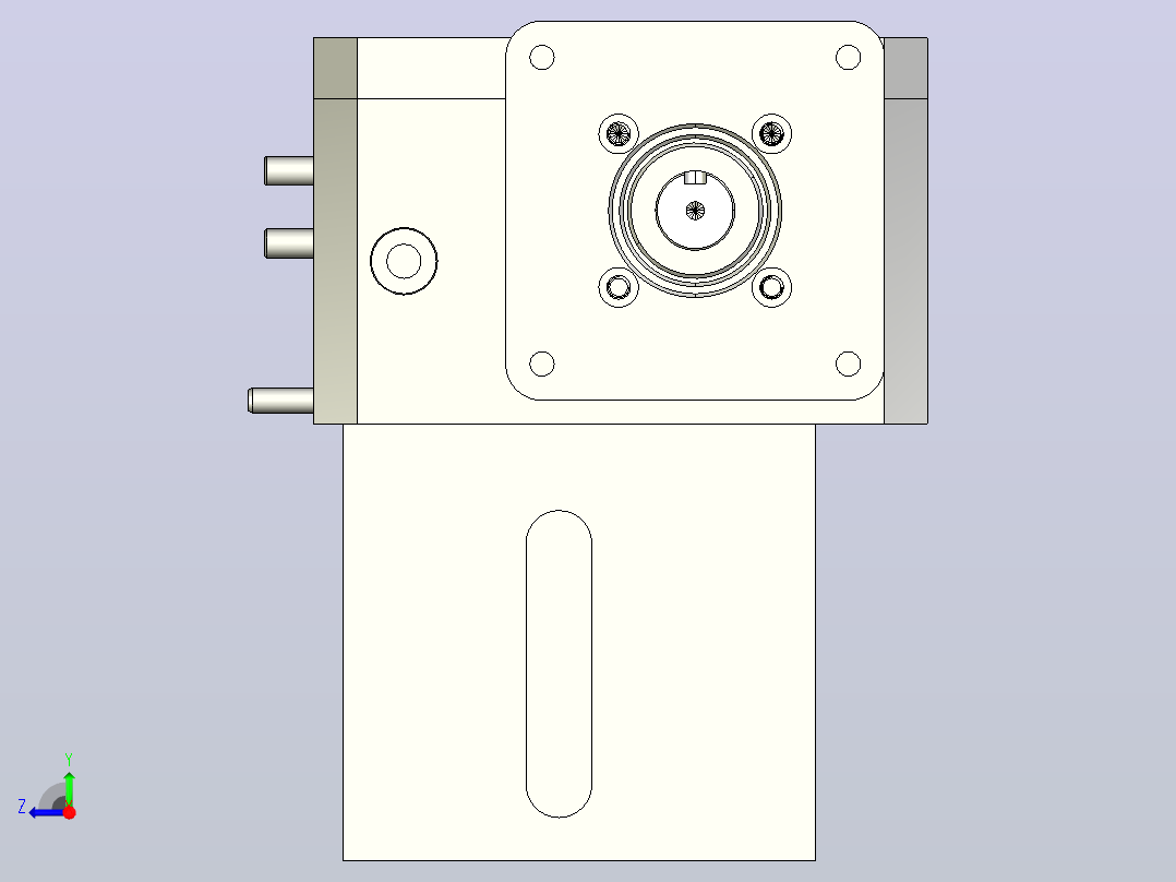 MK2STR-1BS-100GF-W160-C1滚子链小头部双驱动（1倍速）右视图