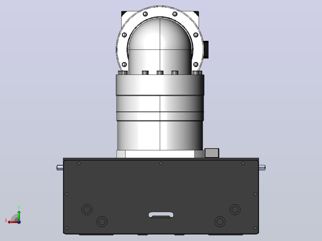 DMG170-BCR齿轮齿条模组直线滑台（电机后折）[DMG170-L16S500-DT750-A2D-BCR-P7]后视图