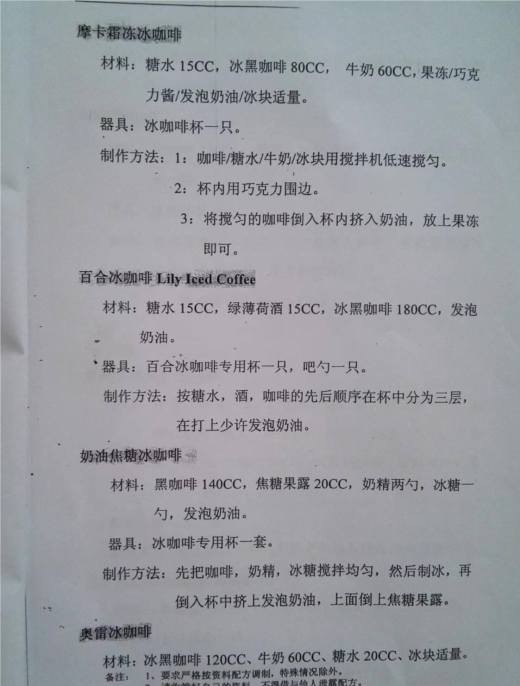 吧台饮品配方缩略图