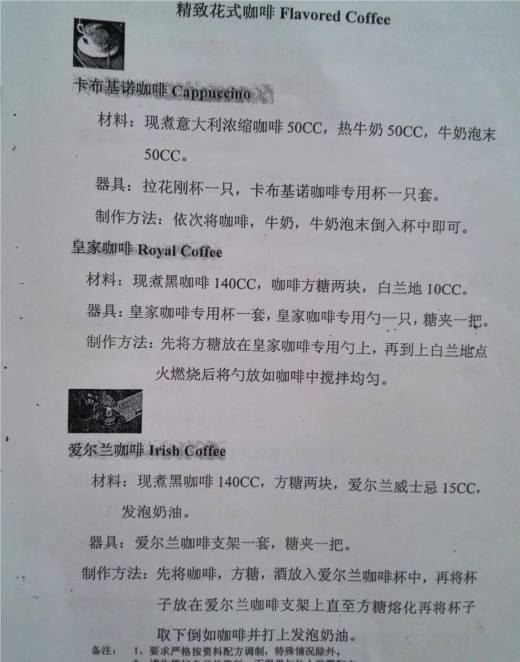 吧台饮品配方缩略图