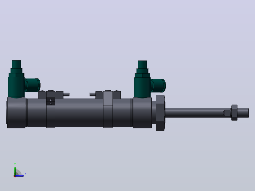 气缸DA20x50-A-ZG530A2(KOGANEI)左视缩略图