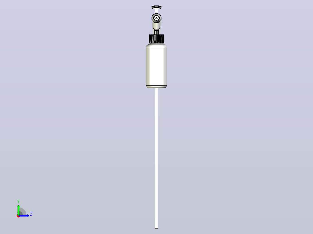 喷枪喷漆器左视图