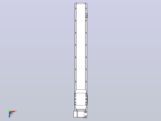 机器人皮带驱动直线轴TPA-GCB-150-P80-L1000-LP-M75-N3俯视缩略图