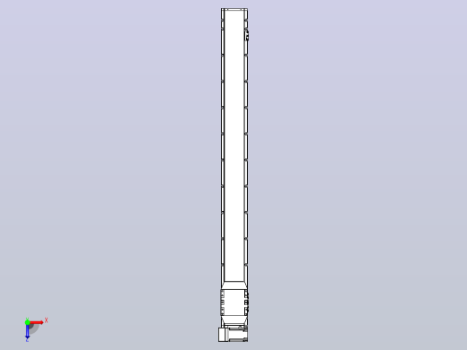 机器人皮带驱动直线轴TPA-GCB-150-P80-L1500-LU-M75-N3俯视缩略图
