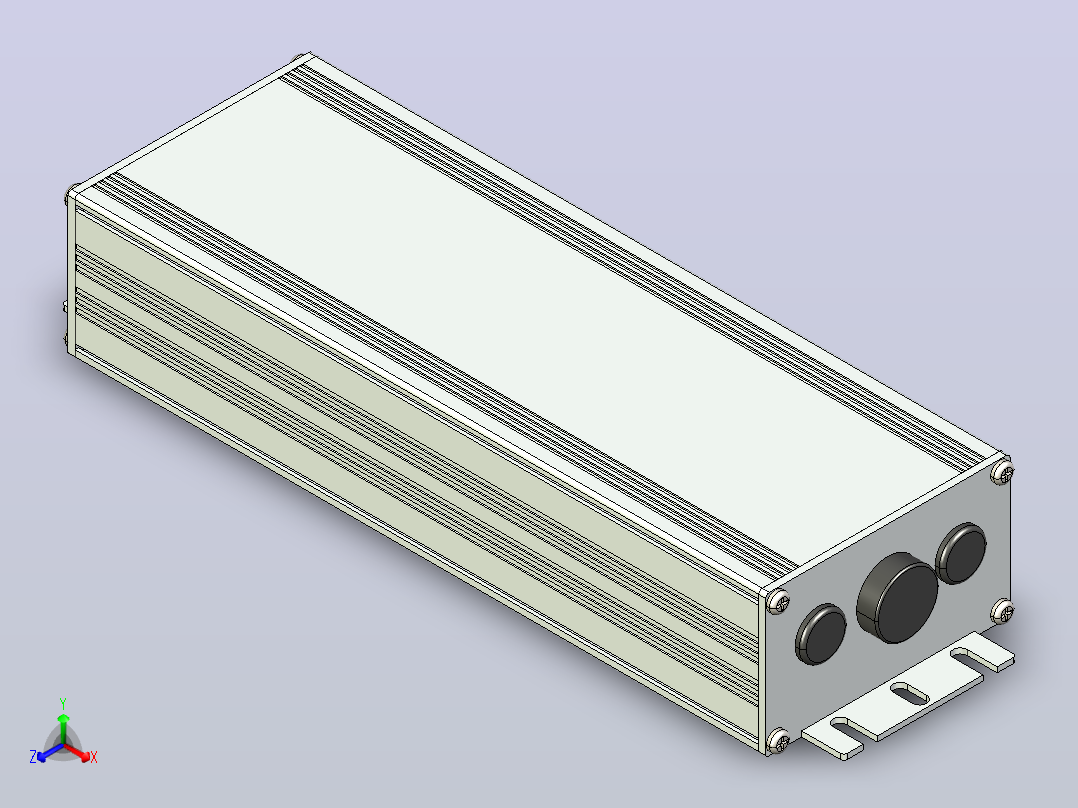 SOSEN SS-200H-285B LED驱动器正等轴测图