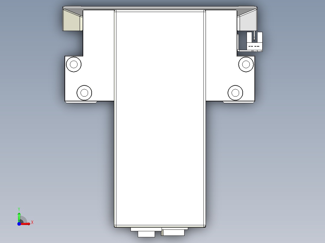 滚珠丝杠直线轴内置导轨TPA-GCR-170-2510C-L1500-MP-M75-N3前视图
