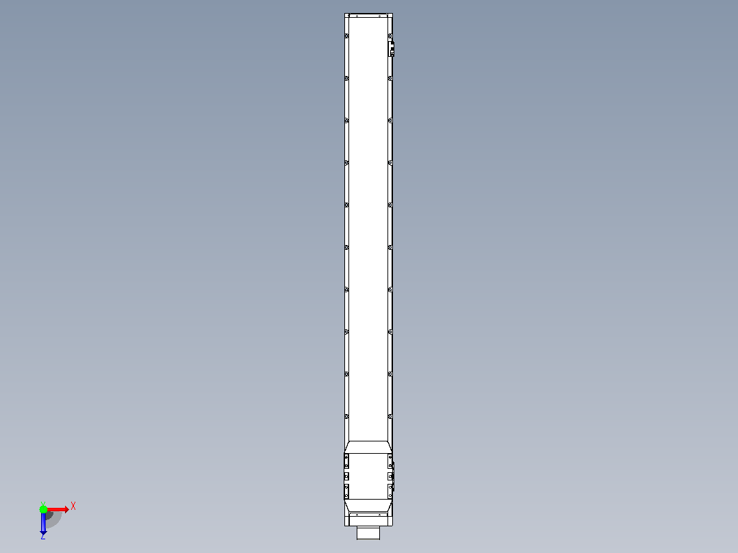 滚珠丝杠直线轴内置导轨TPA-GCR-170-2510C-L1500-MP-M75-N3俯视图